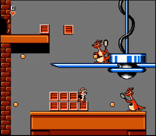 Chip and Dale Rescue Rangers - геймплей игры Dendy\NES